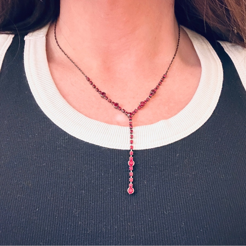 Elegant Red Necklace